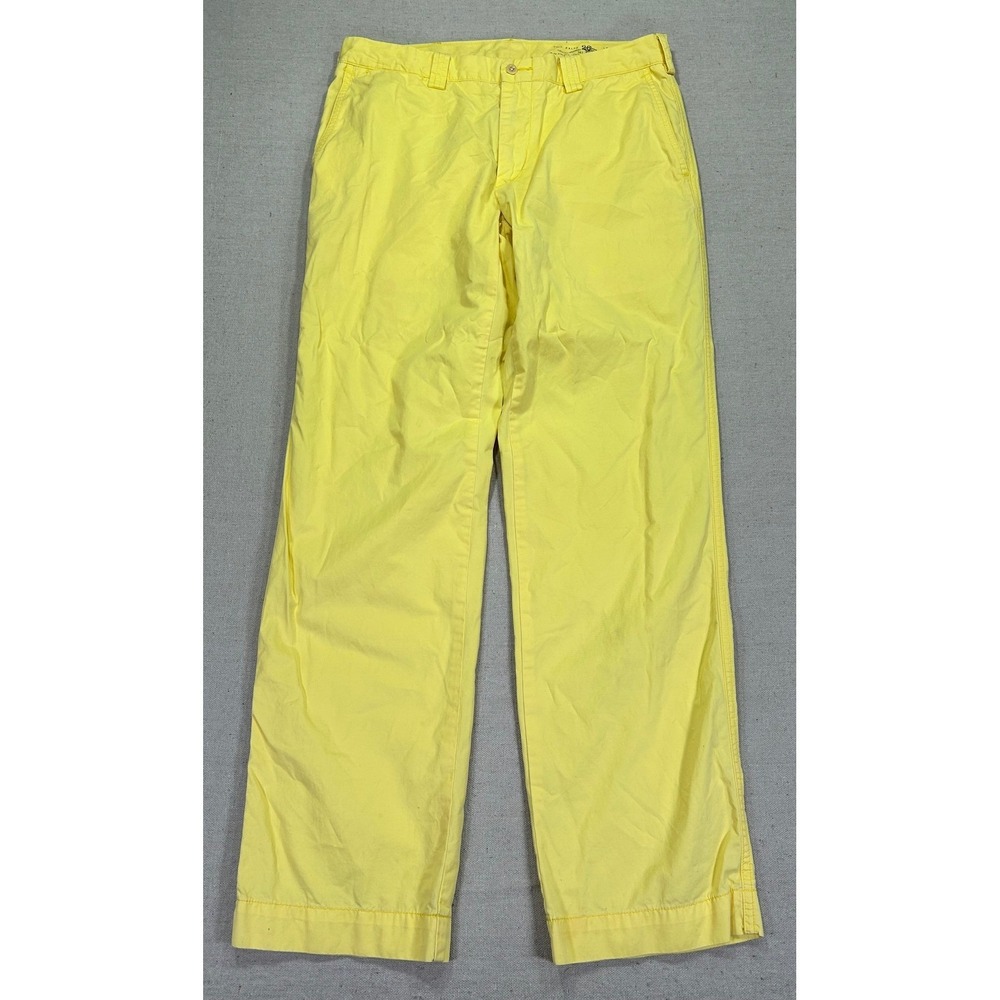 Vintage POLO Ralph Lauren Men's 32‎ Yellow Suffield Chino Golf Pants